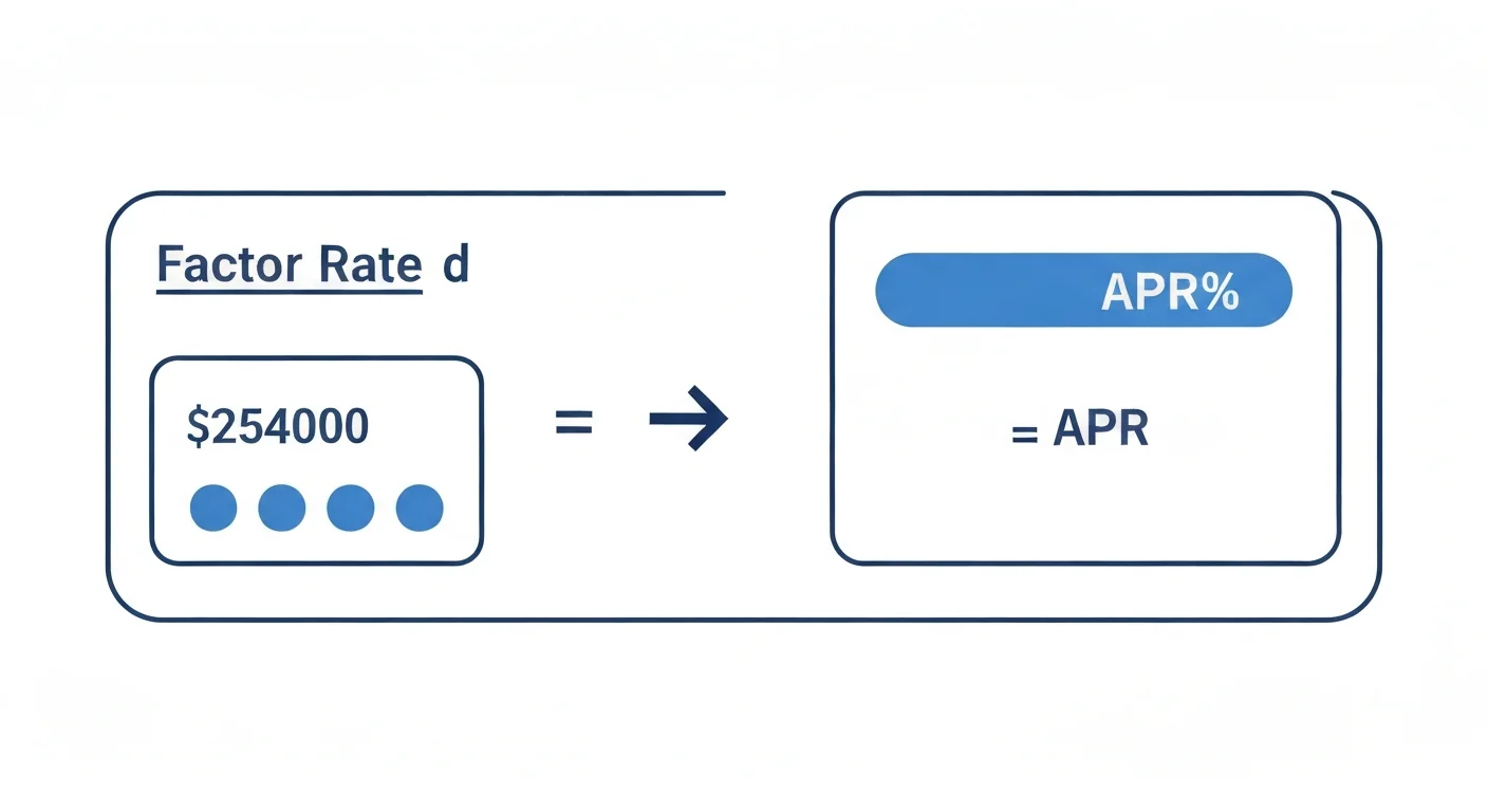 MCA Factor Rates Explained: Why 1.35 Equals 70%+ APR (2026)